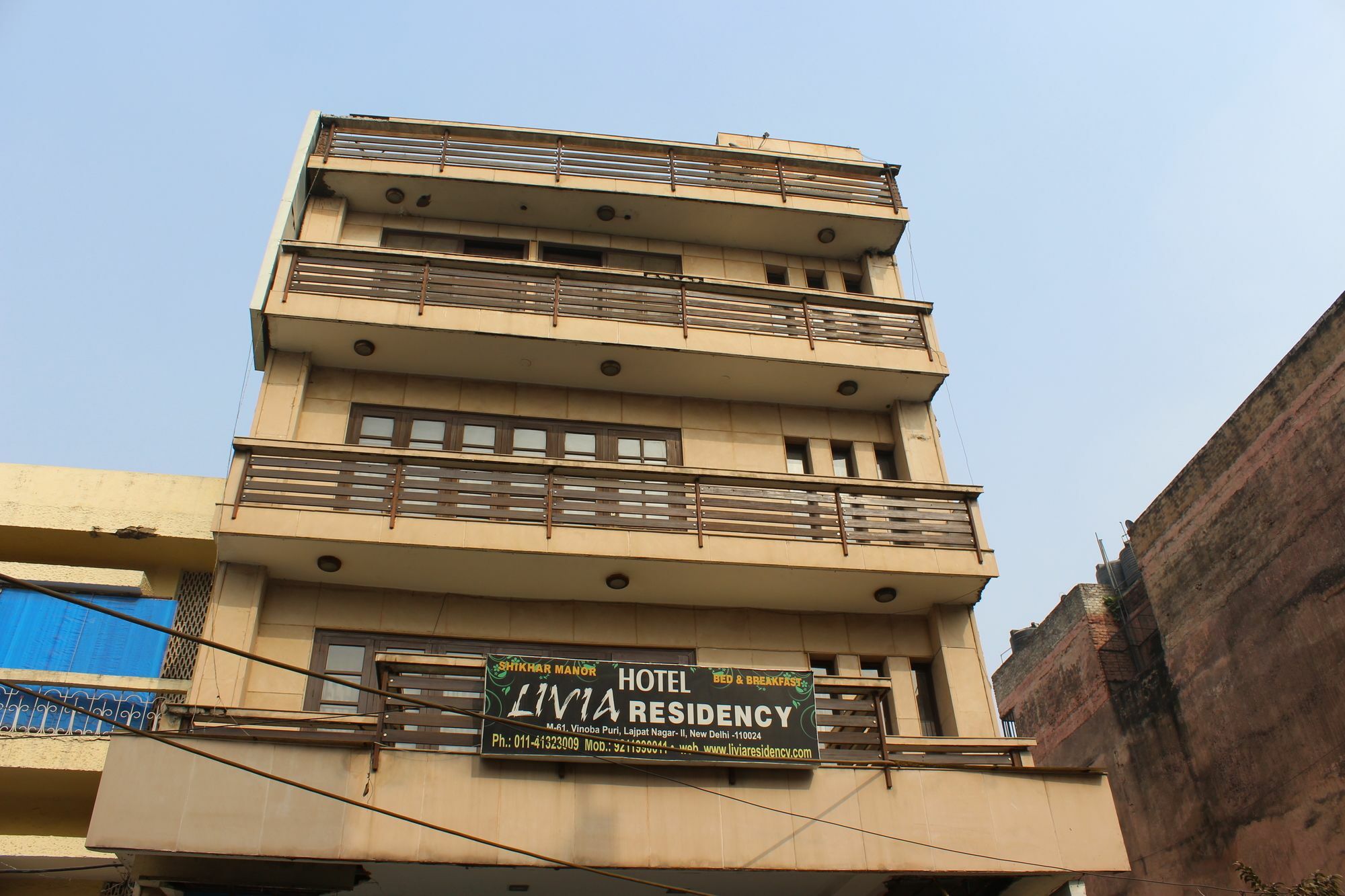 Hotel Livia Residency ニューデリー エクステリア 写真